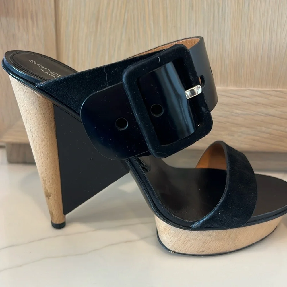 SERGIO ROSSI Platform Sandals - Picture 5 of 12